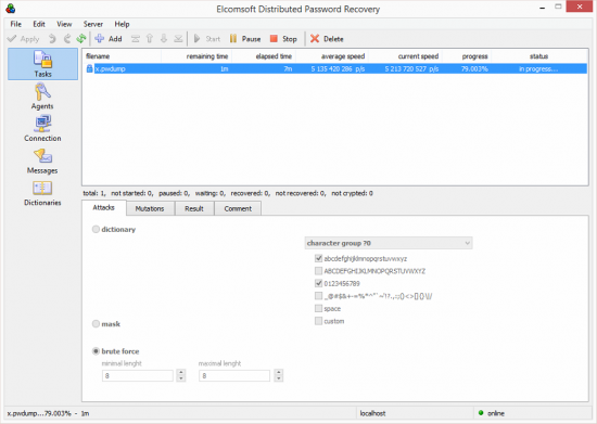 Elcomsoft Distributed Password Recovery