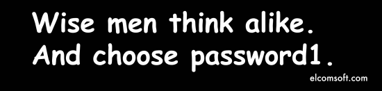 Wise men think alike and choose pwd1