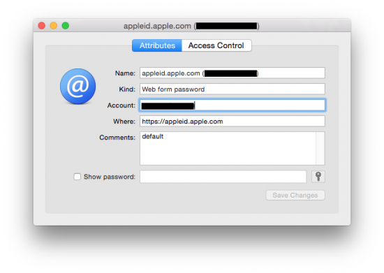 how to access keychain passwords on my mac appleid