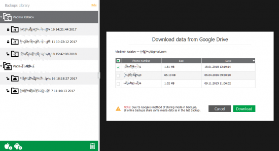 whatsapp database extractor online