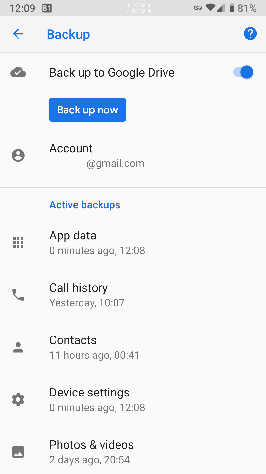 Restore Android From Google Drive