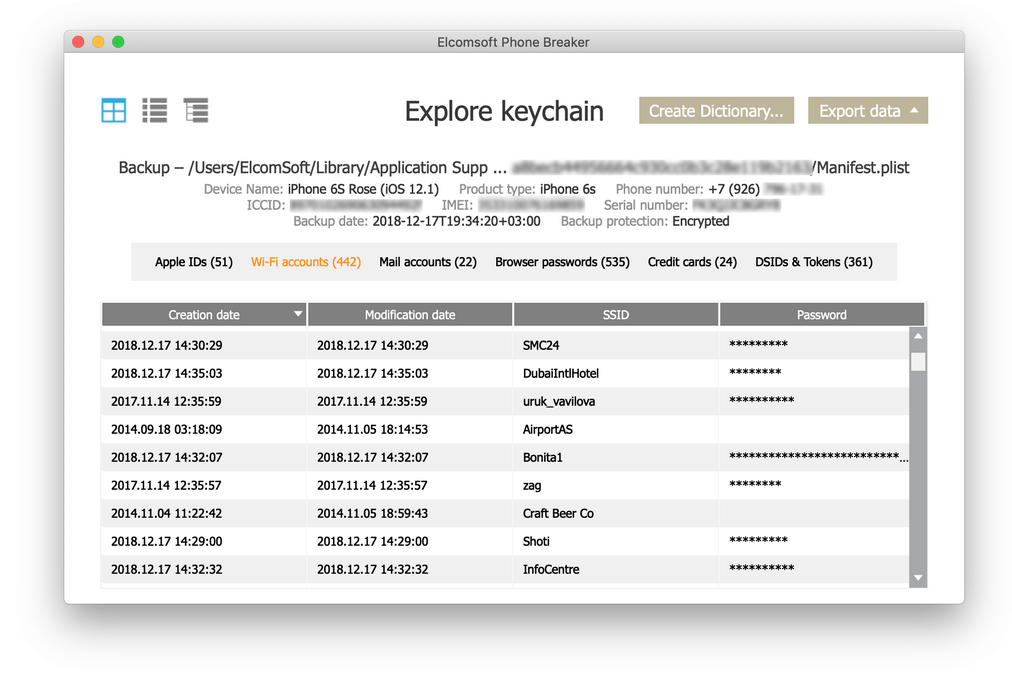 Decrypt Keychain.plist