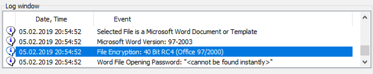 encryption update microsoft word