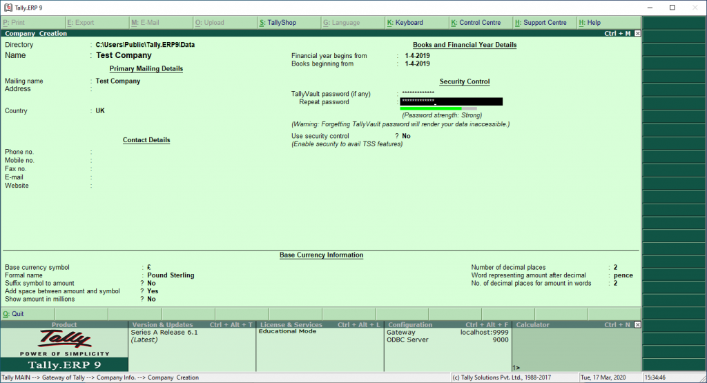 Tally File Extension Tally File Extension
