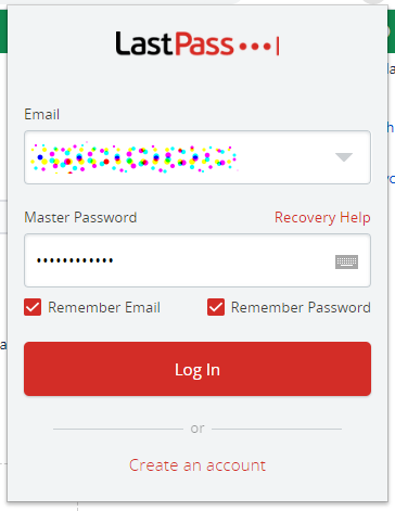 chrome lastpass extension not working