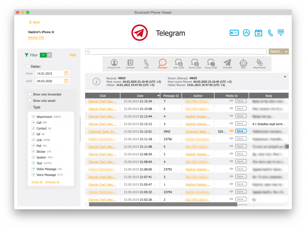 Telegram web secret chat