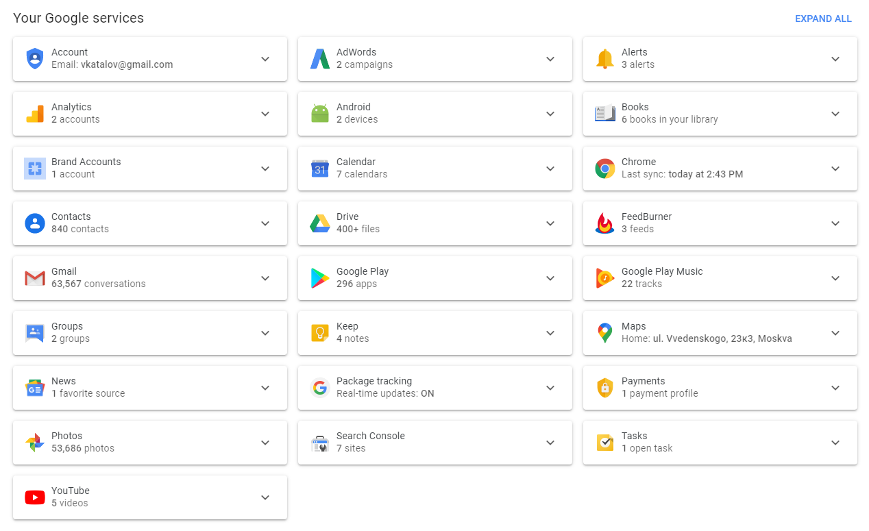 find my phone google dashboard