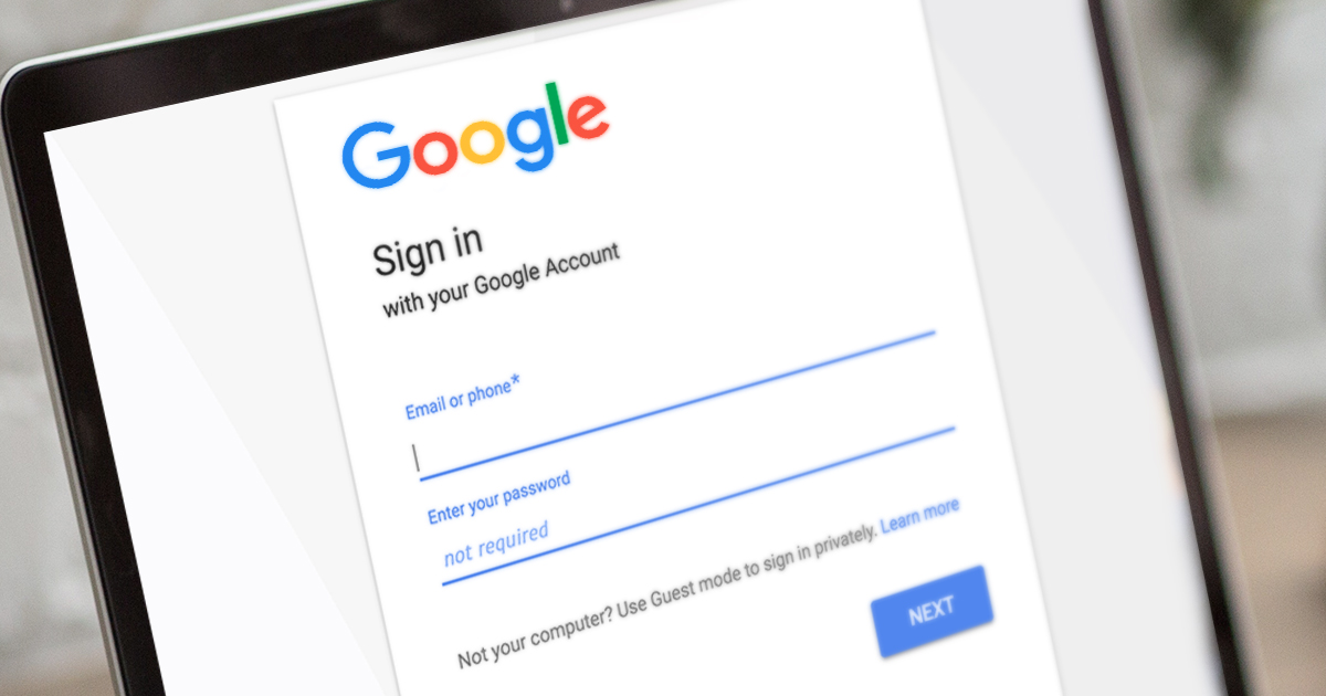 Google accounts. Without google