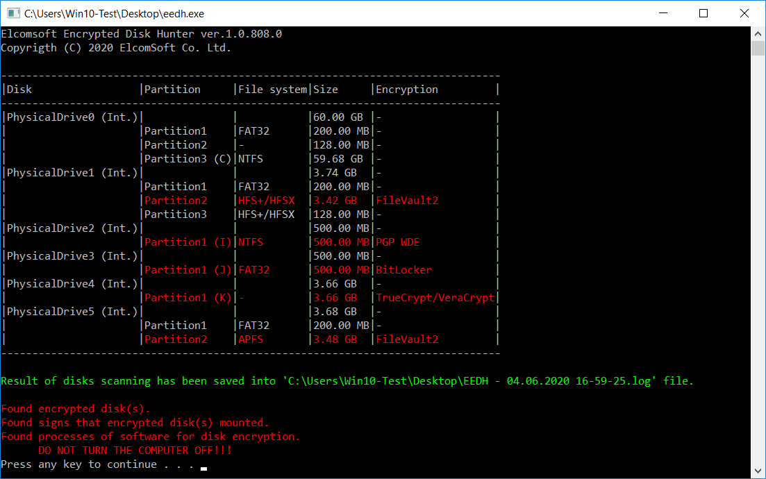 Live System Analysis Discovering Encrypted Disk Volumes Elcomsoft Blog