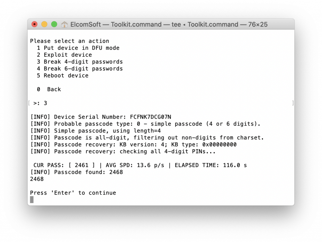 mac ipod and iphone forensic toolkit