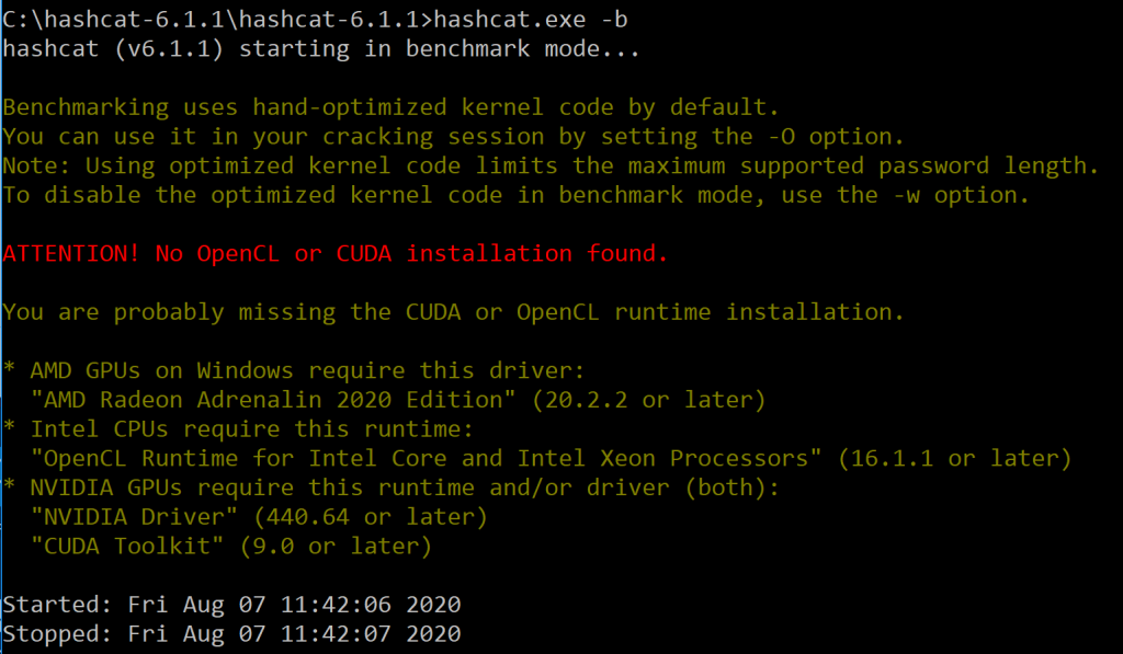 opencl benchmark linux