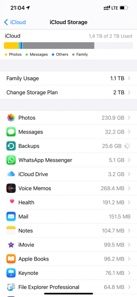 sync with icloud, how can I go back to get my informations saved