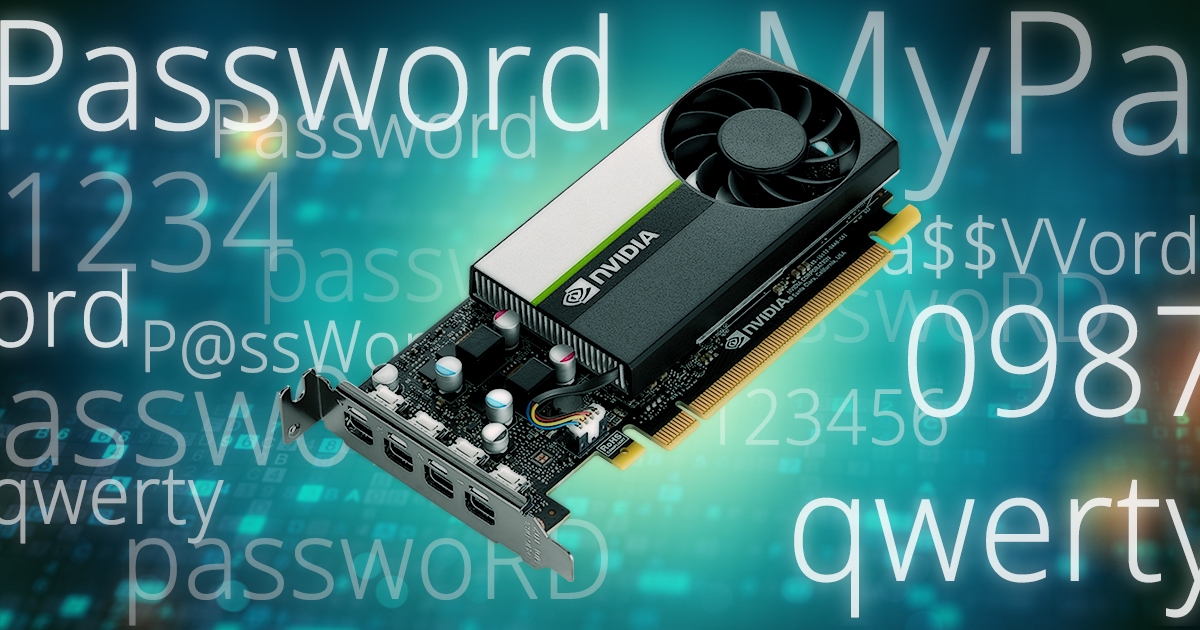 GPU Acceleration On The Cheap: Using Affordable Video Cards to Break  Passwords Faster